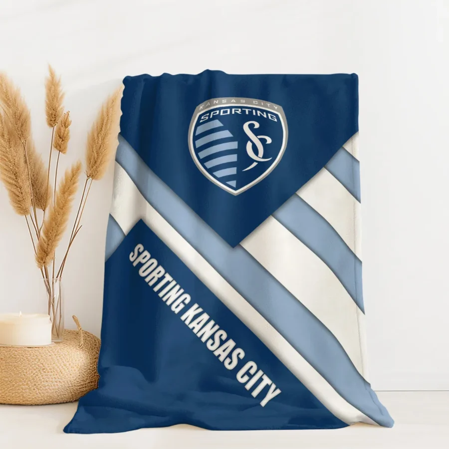 Special Release Sporting Kansas City MLS Blanket All Over Prints HOMLS111024BLK02SKC