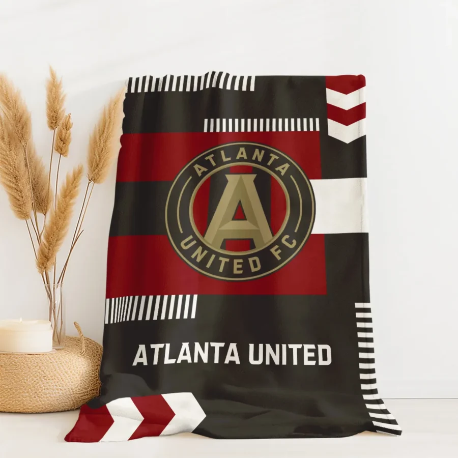 Special Release Atlanta United MLS Blanket All Over Prints HOMLS161024BLK01ATL