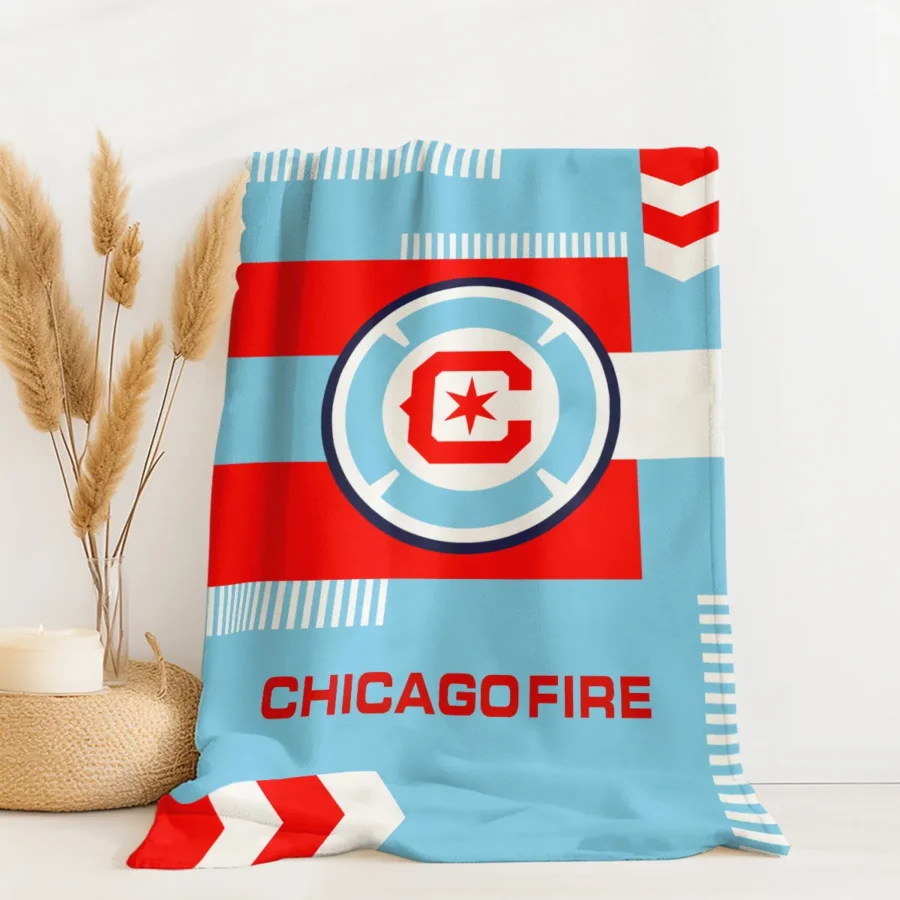 Special Release Chicago Fire MLS Blanket All Over Prints HOMLS161024BLK01CHI