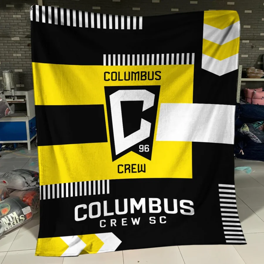 Special Release Columbus Crew MLS Blanket All Over Prints HOMLS161024BLK01CLB