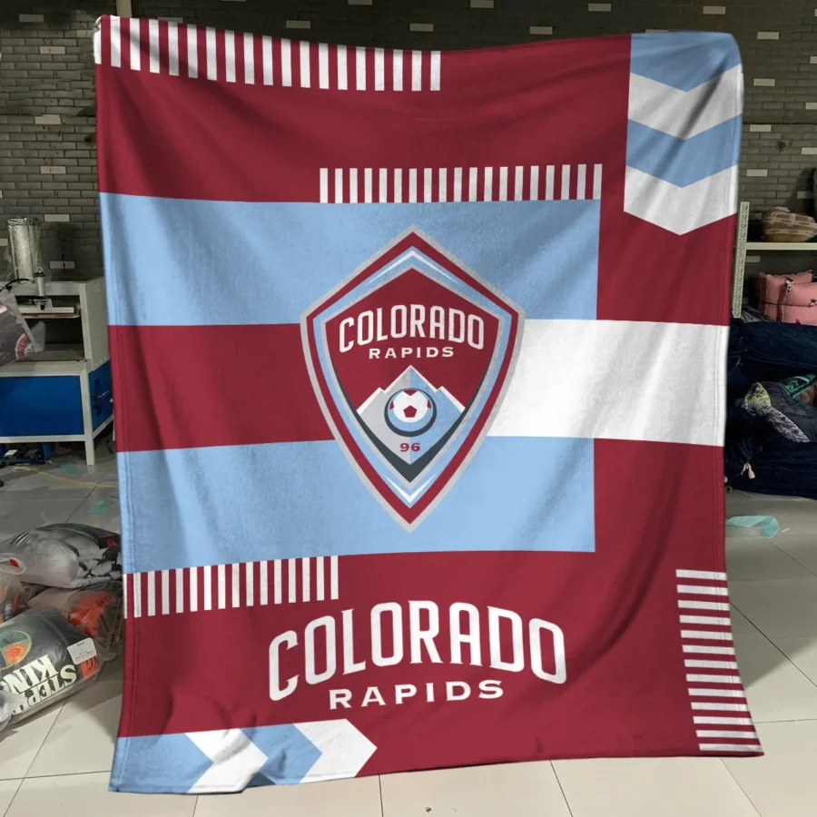 Special Release Colorado Rapids MLS Blanket All Over Prints HOMLS161024BLK01COL