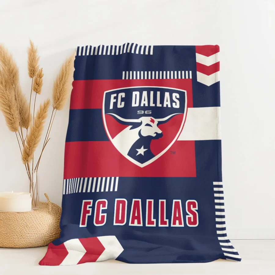 Special Release FC Dallas MLS Blanket All Over Prints HOMLS161024BLK01DAL