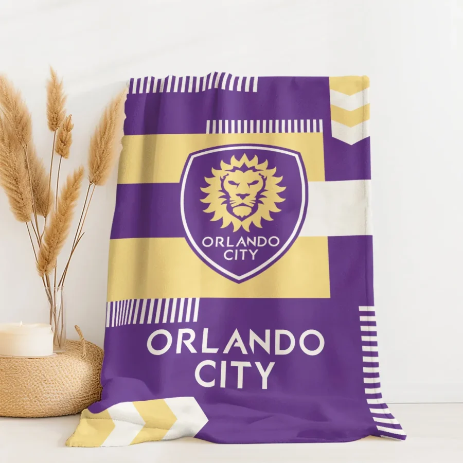 Special Release Orlando City MLS Blanket All Over Prints HOMLS161024BLK01ORL