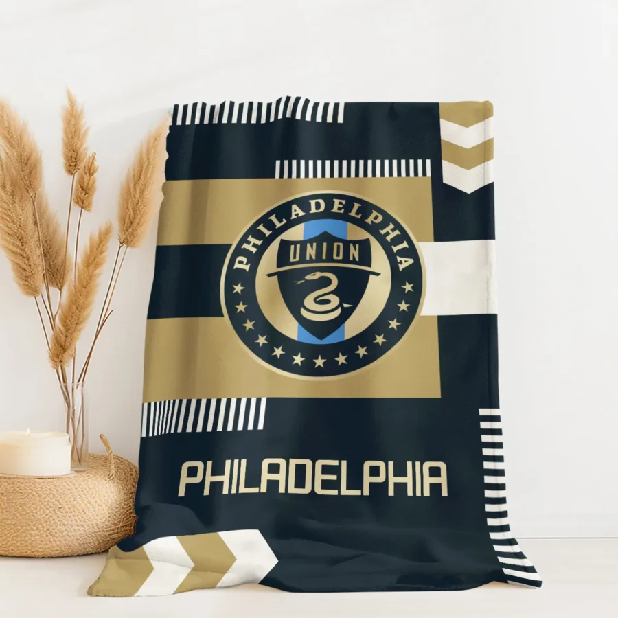 Special Release Philadelphia Union MLS Blanket All Over Prints HOMLS161024BLK01PHI