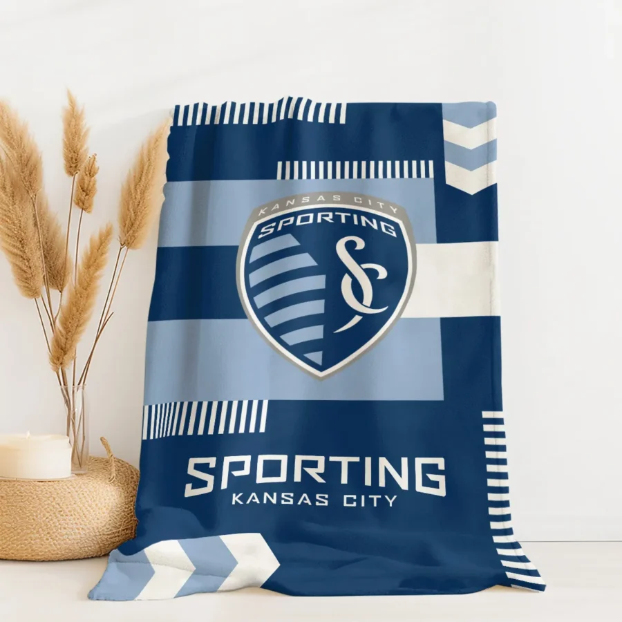 Special Release Sporting Kansas City MLS Blanket All Over Prints HOMLS161024BLK01SKC