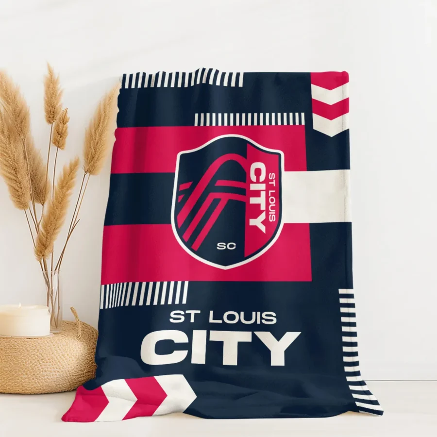 Special Release St. Louis City MLS Blanket All Over Prints HOMLS161024BLK01STL