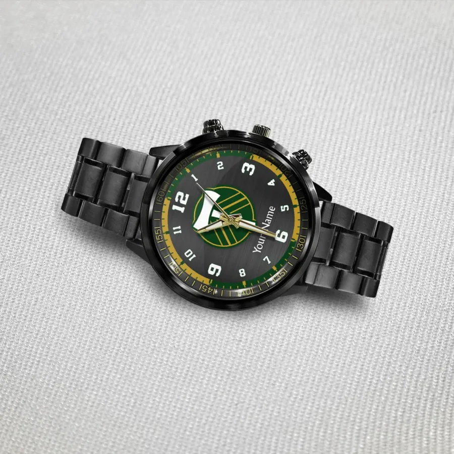 MLS Portland Timbers Exclusive Black Stainless Steel Watch Gift - BLMLS71024A1POR