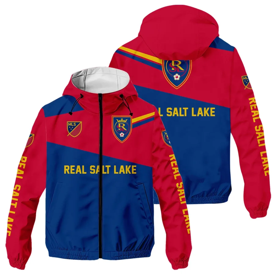 Special Release Real Salt Lake MLS Windbreaker Outdoor Jacket HOMLS041024WJ02RSL