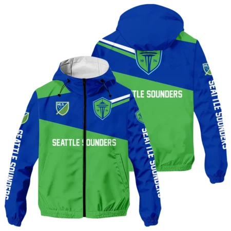 Special Release Seattle Sounders MLS Windbreaker Outdoor Jacket HOMLS041024WJ02SEA