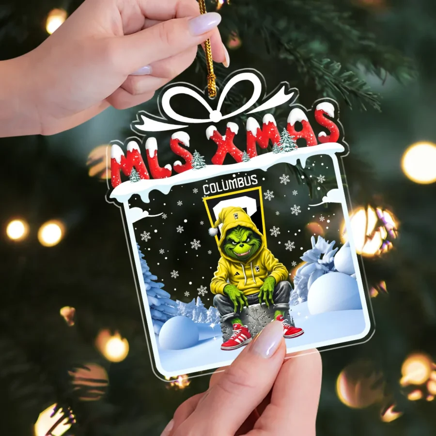 Special Release Adidas Columbus Crew MLS Custom Shape Acrylic Ornament HOMLS041024ONM01CLB