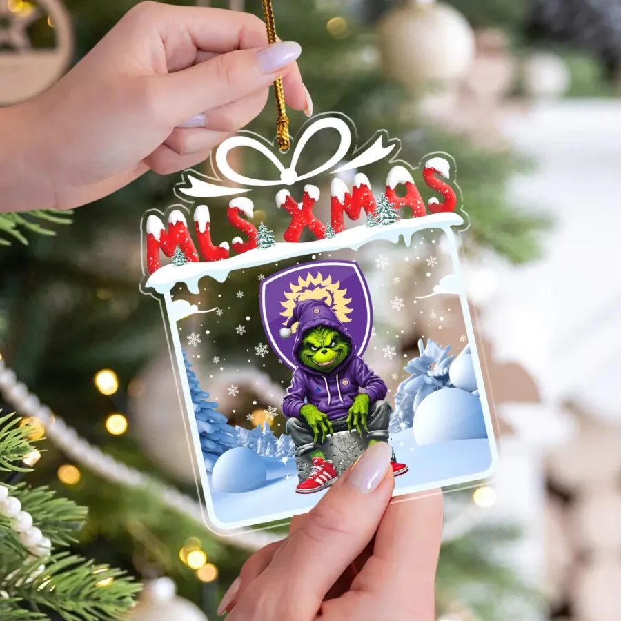 Special Release Orlando City MLS Custom Shape Acrylic Ornament HOMLS041024ONM01ORL