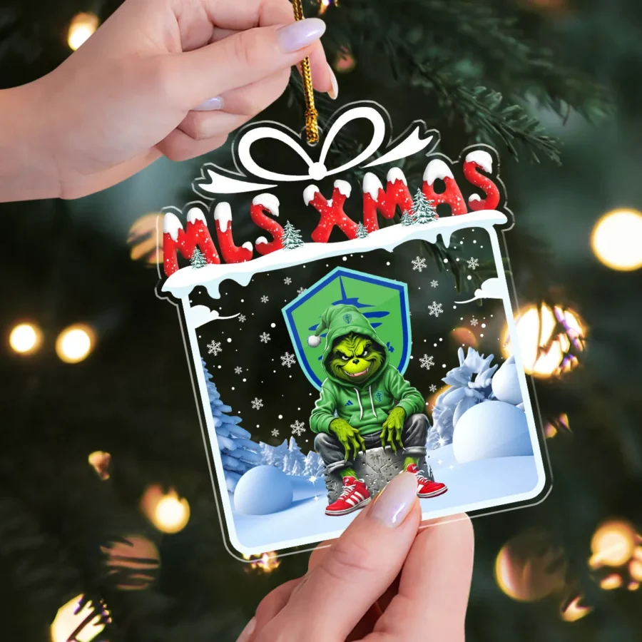 Special Release Adidas Seattle Sounders MLS Custom Shape Acrylic Ornament HOMLS041024ONM01SEA