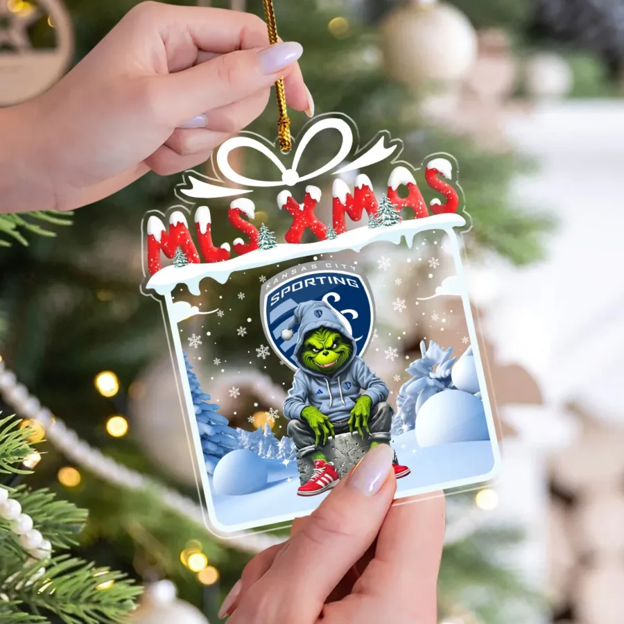 Special Release Sporting Kansas City MLS Custom Shape Acrylic Ornament HOMLS041024ONM01SKC