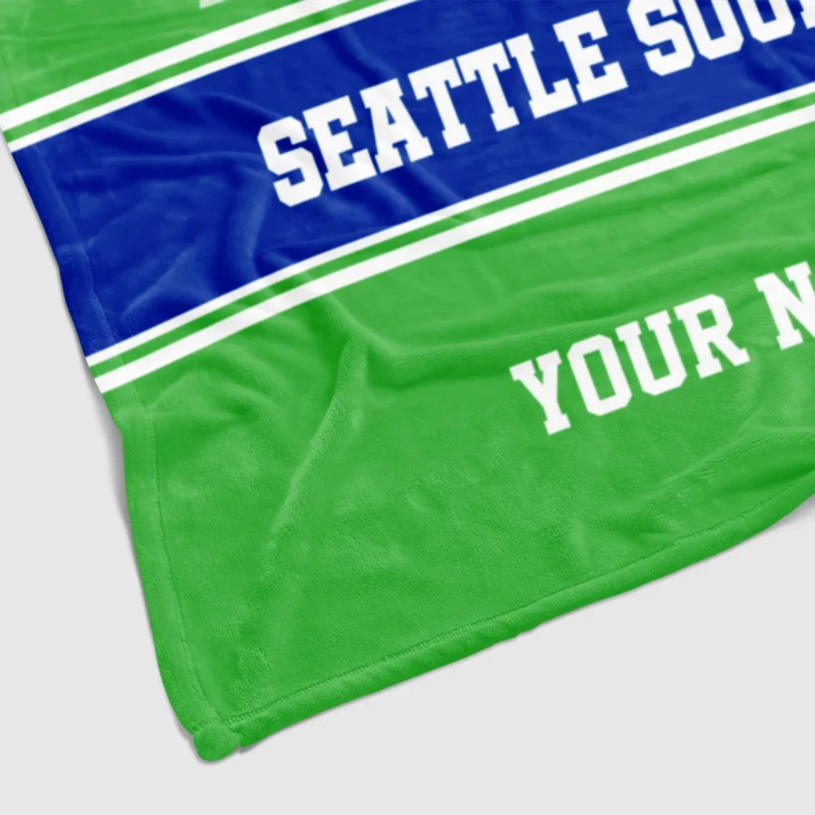 Special Release Seattle Sounders MLS Blanket All Over Prints HOMLS081024BLK01SEA