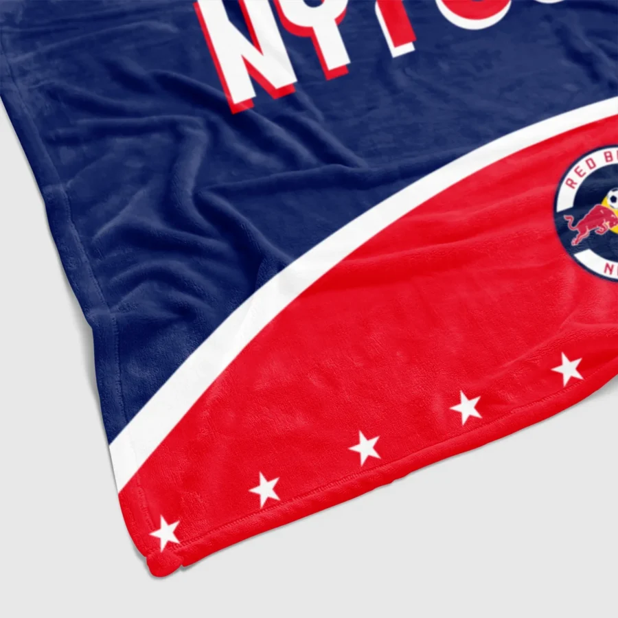 Special Release New York Red Bulls MLS Blanket All Over Prints HOMLS091024BLK01NY