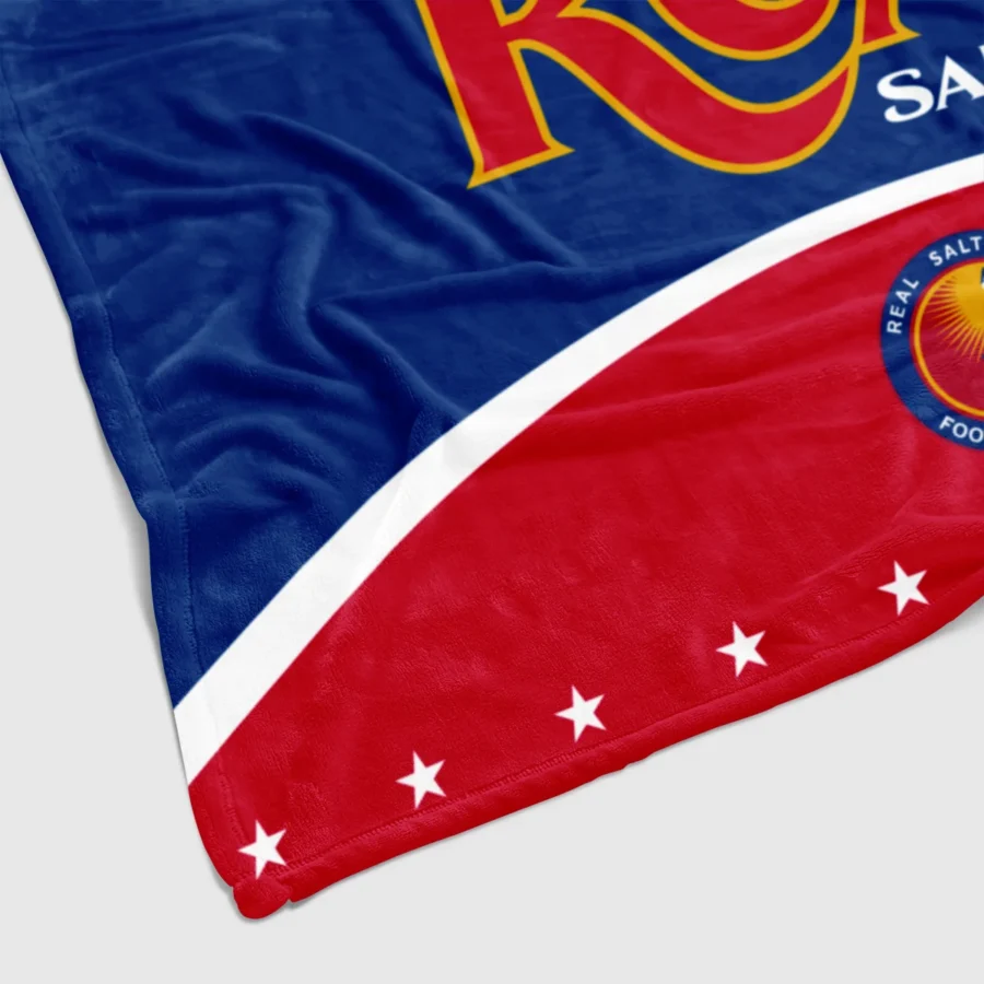 Special Release Real Salt Lake MLS Blanket All Over Prints HOMLS091024BLK01RSL