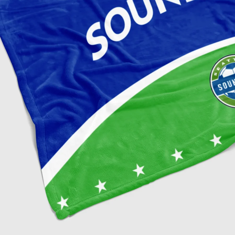 Special Release Seattle Sounders MLS Blanket All Over Prints HOMLS091024BLK01SEA