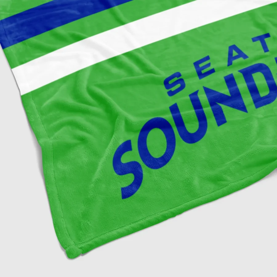 Special Release Seattle Sounders MLS Blanket All Over Prints HOMLS101024BLK01SEA