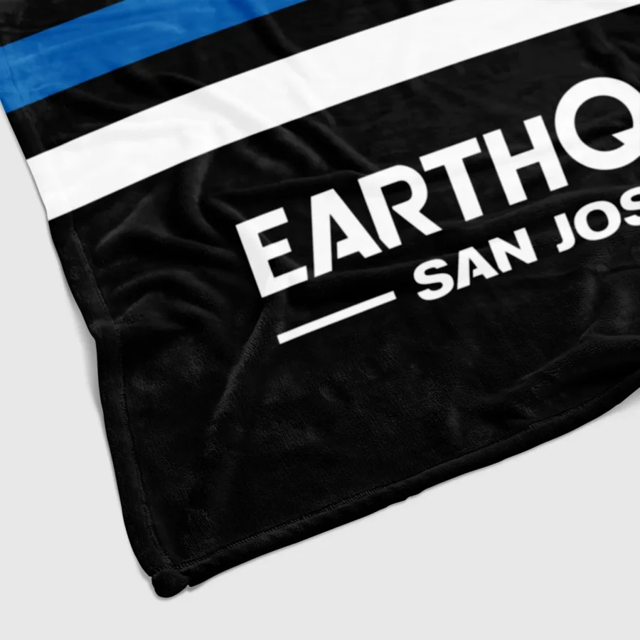 Special Release San Jose Earthquakes MLS Blanket All Over Prints HOMLS101024BLK01SJ