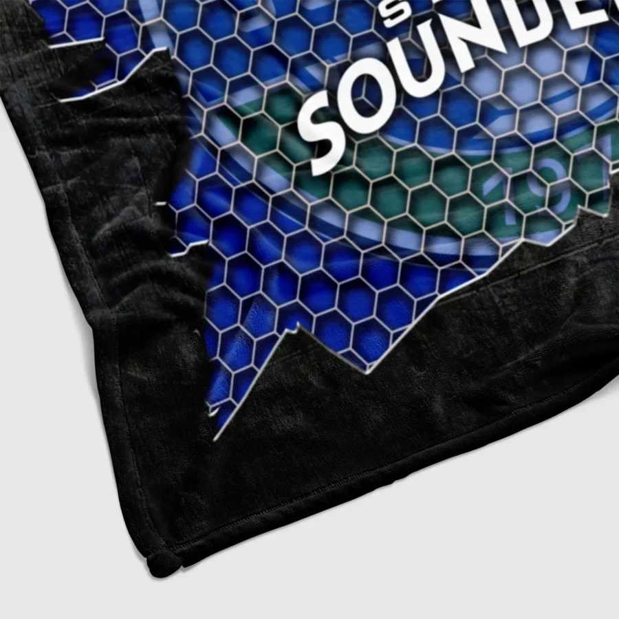 Special Release Seattle Sounders MLS Blanket All Over Prints HOMLS111024BLK01SEA