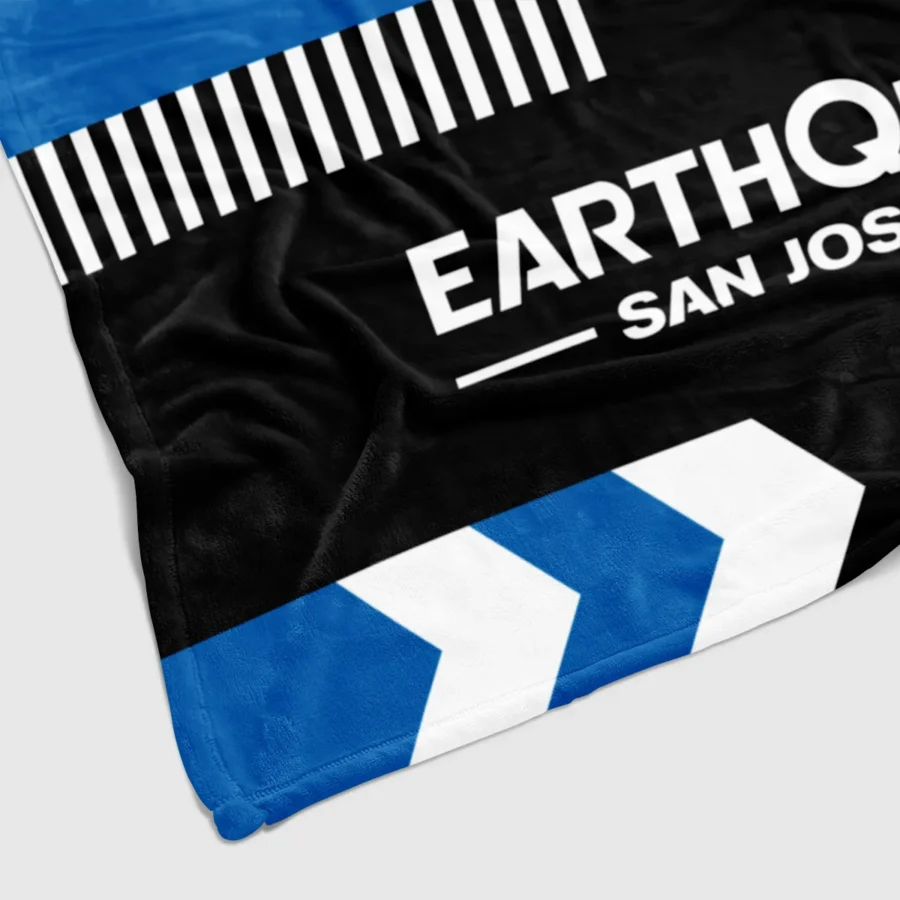 Special Release San Jose Earthquakes MLS Blanket All Over Prints HOMLS161024BLK01SJ