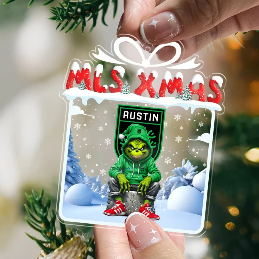 Special Release Austin FC MLS Custom Shape Acrylic Ornament HOMLS041024ONM01ATX