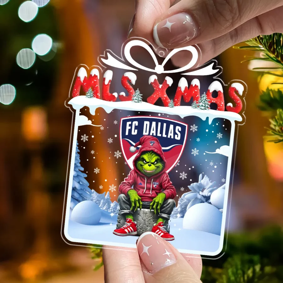 Special Release FC Dallas MLS Custom Shape Acrylic Ornament HOMLS041024ONM01DAL