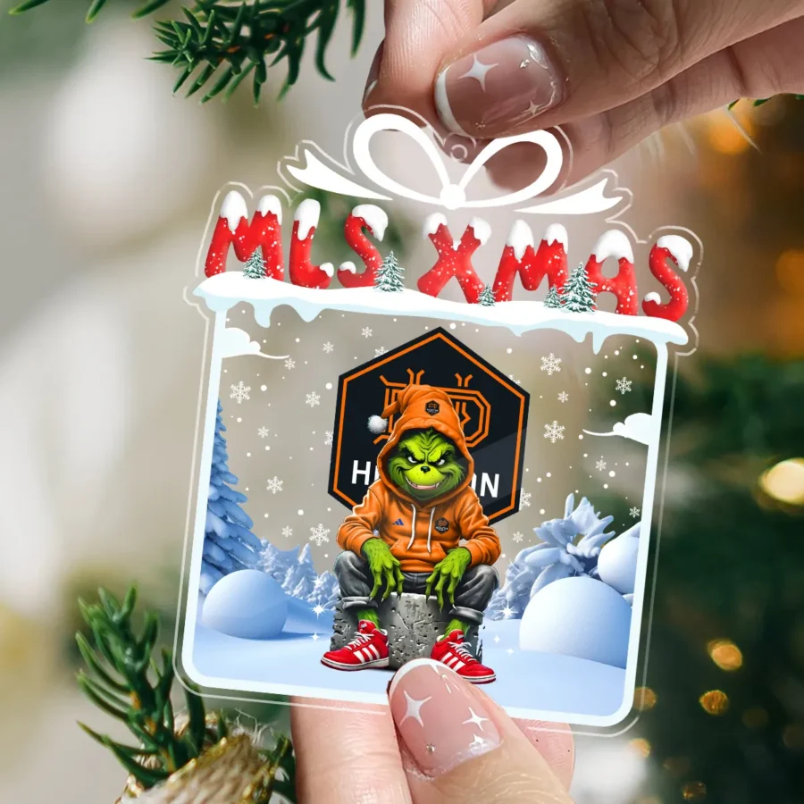 Special Release Houston Dynamo MLS Custom Shape Acrylic Ornament HOMLS041024ONM01HOU