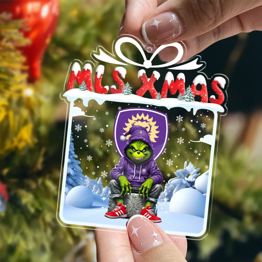 Special Release Orlando City MLS Custom Shape Acrylic Ornament HOMLS041024ONM01ORL