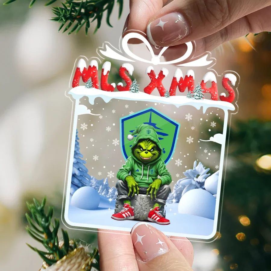 Special Release Adidas Seattle Sounders MLS Custom Shape Acrylic Ornament HOMLS041024ONM01SEA