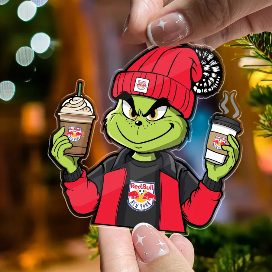 Special Release New York Red Bulls MLS Custom Shape Acrylic Ornament HOMLS260924ONM01NY