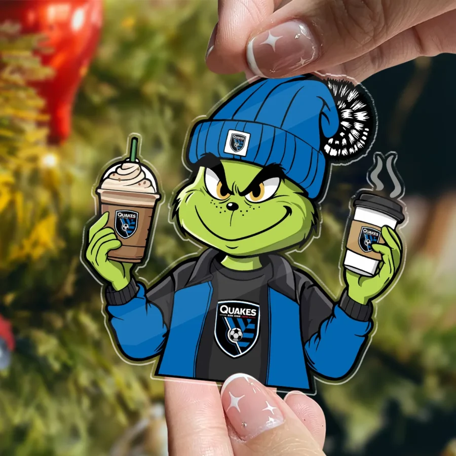 Special Release San Jose Earthquakes MLS Custom Shape Acrylic Ornament HOMLS260924ONM01SJ