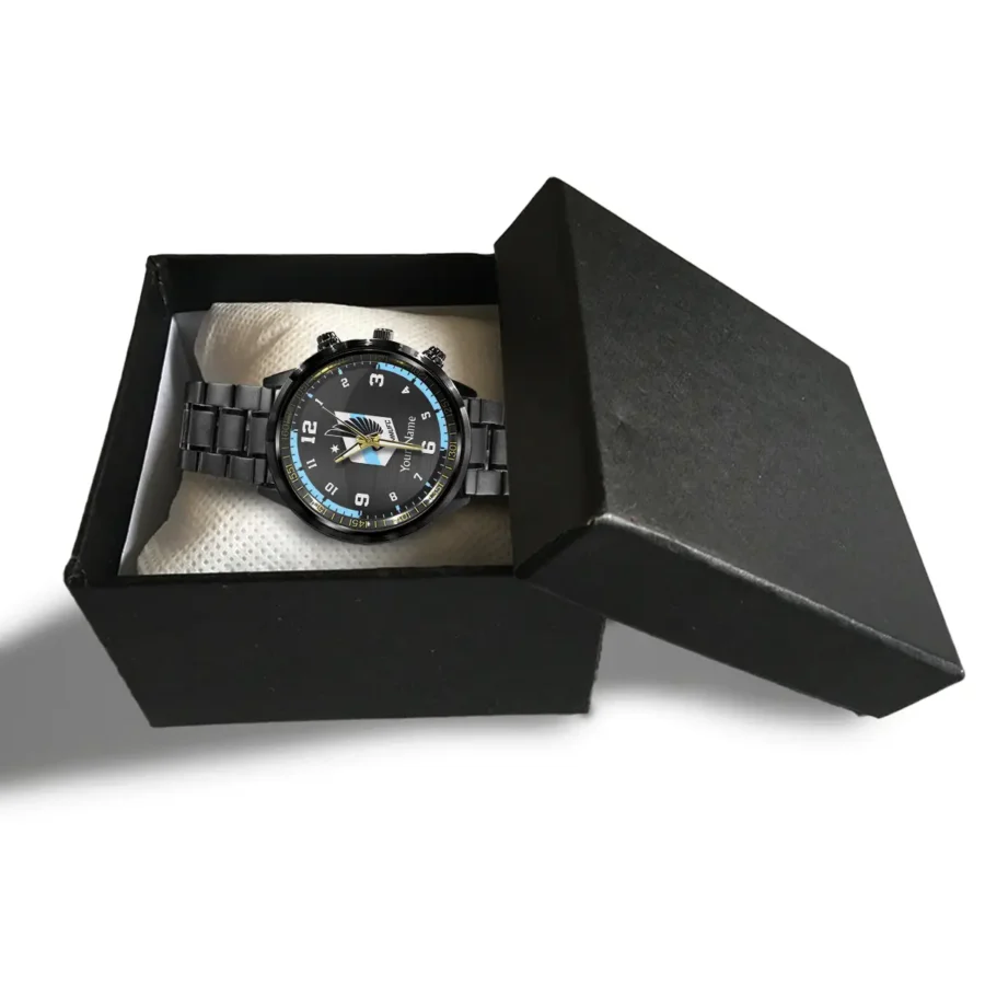 MLS Minnesota United Exclusive Black Stainless Steel Watch Gift - BLMLS71024A1MIN