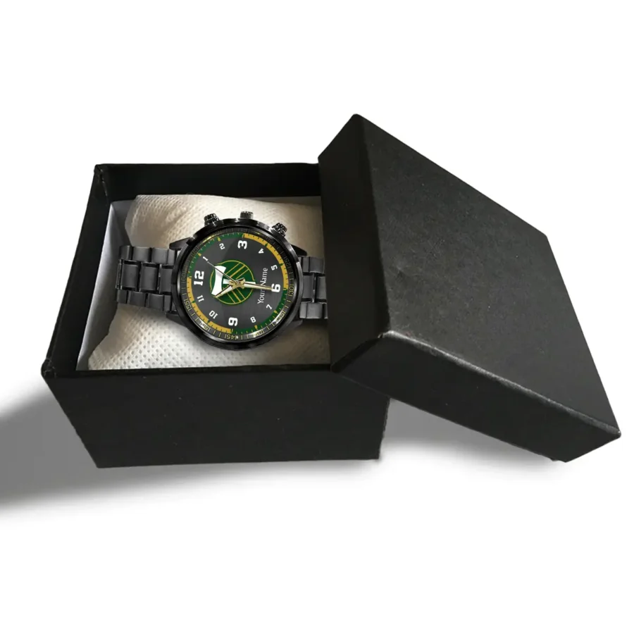 MLS Portland Timbers Exclusive Black Stainless Steel Watch Gift - BLMLS71024A1POR