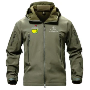 Scotty Cameron Masters Tournament Exclusive Logo Hooded Military Tactical Jacket HOMT231024A01SCTJ - Khaki