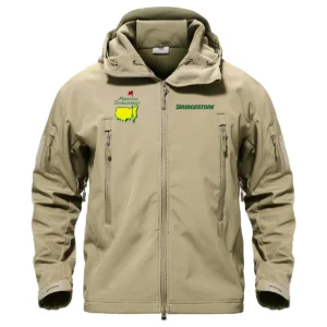 Bridgestone Golf Masters Tournament Exclusive Logo Hooded Military Tactical Jacket HOMT231024A01BRTJ - ArmyGreen