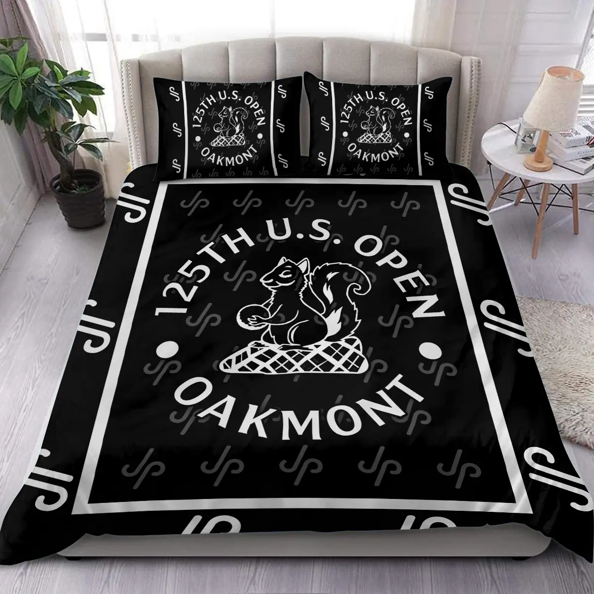 125th U.S. Open Tournament JP Golf Brand Exclusive Logo All Over Prints BL125221024A01JPSJT - Bedding Set