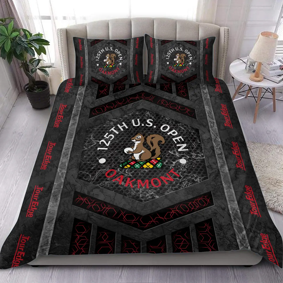 125th U.S. Open Tournament Tour Edge Brand Exclusive Logo All Over Prints BL125231024A01TESJT - Bedding Set