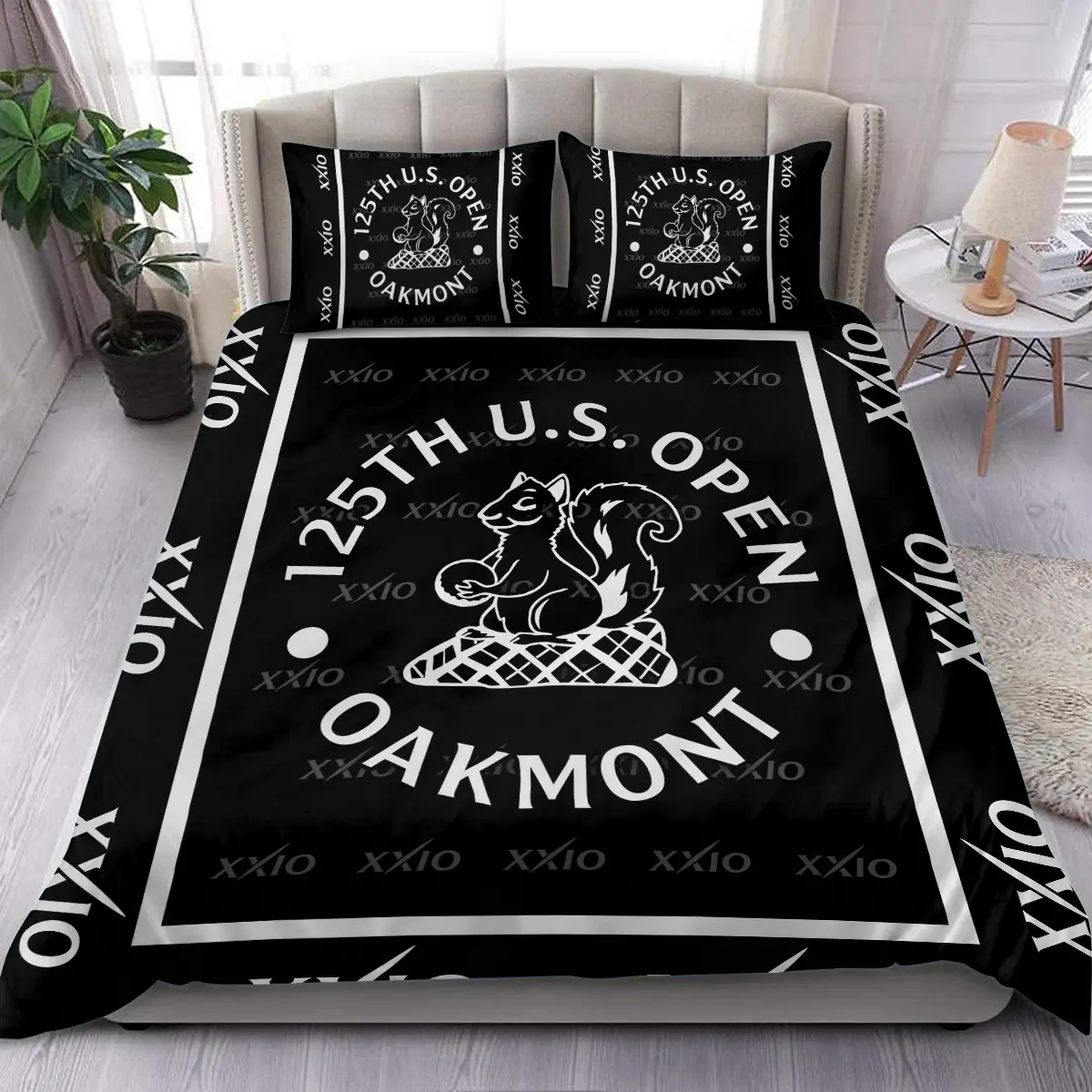 The Open Championship Tournament XXIO Brand Exclusive Logo All Over Prints BLTOC221024A01XXBLK - Blanket