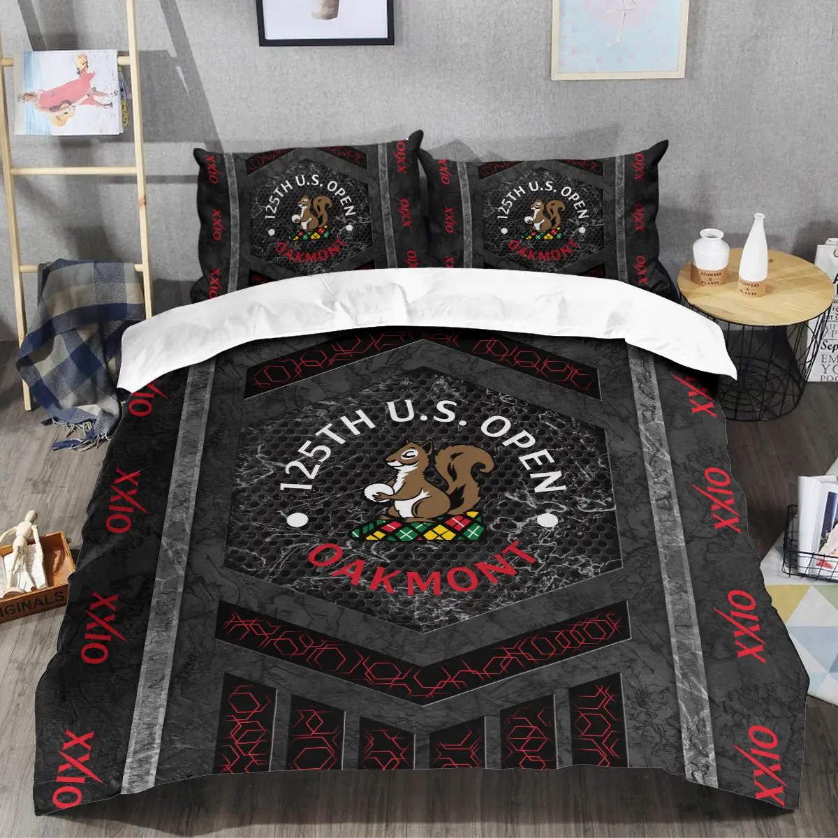 125th U.S. Open Tournament XXIO Brand Exclusive Logo All Over Prints BL125231024A01XXSJT - Bedding Set