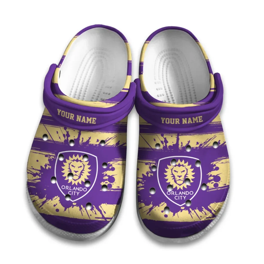 Special Release MLS Orlando City Classic Crocs All Over Print HOMLS141024CRO01ORL