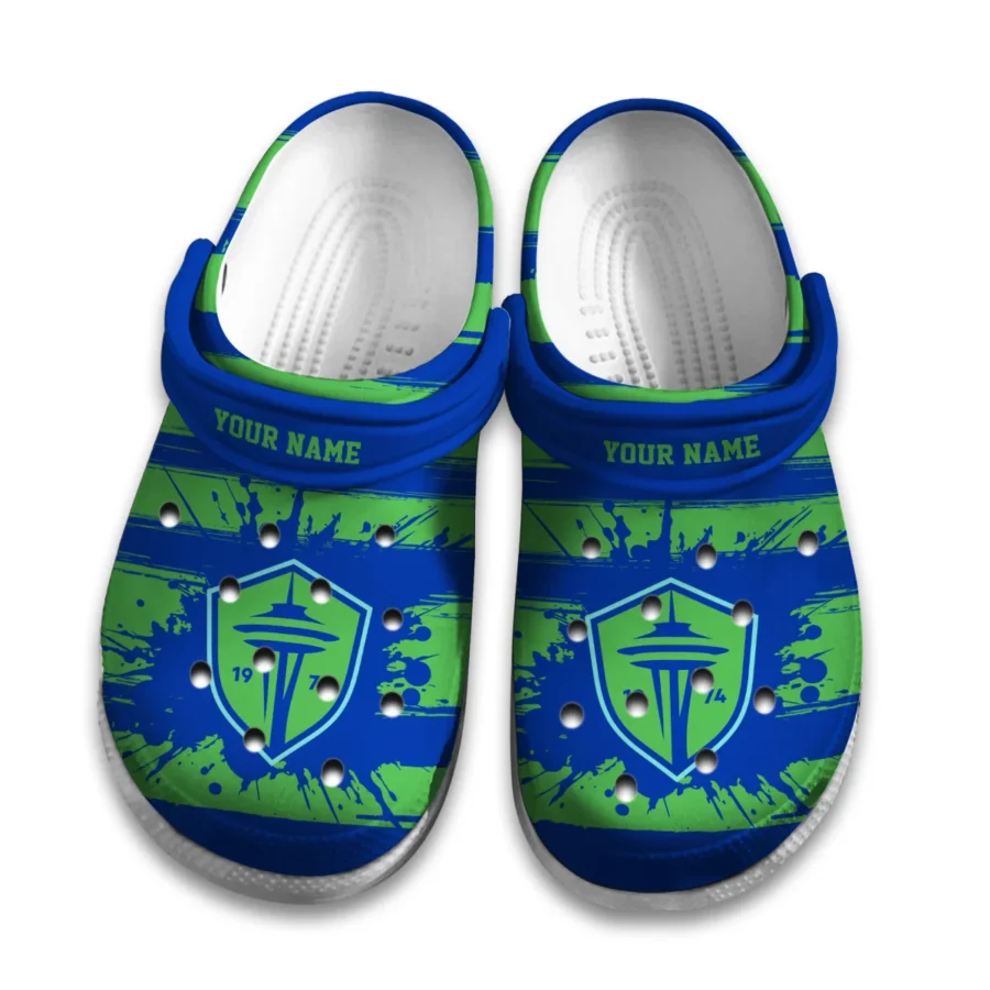 Special Release MLS Seattle Sounders Classic Crocs All Over Print HOMLS141024CRO01SEA