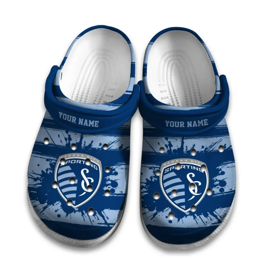 Special Release MLS Sporting Kansas City Classic Crocs All Over Print HOMLS141024CRO01SKC