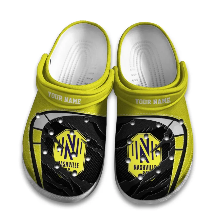 Special Release MLS Nashville SC Classic Crocs All Over Print HOMLS141024CRO02NSH