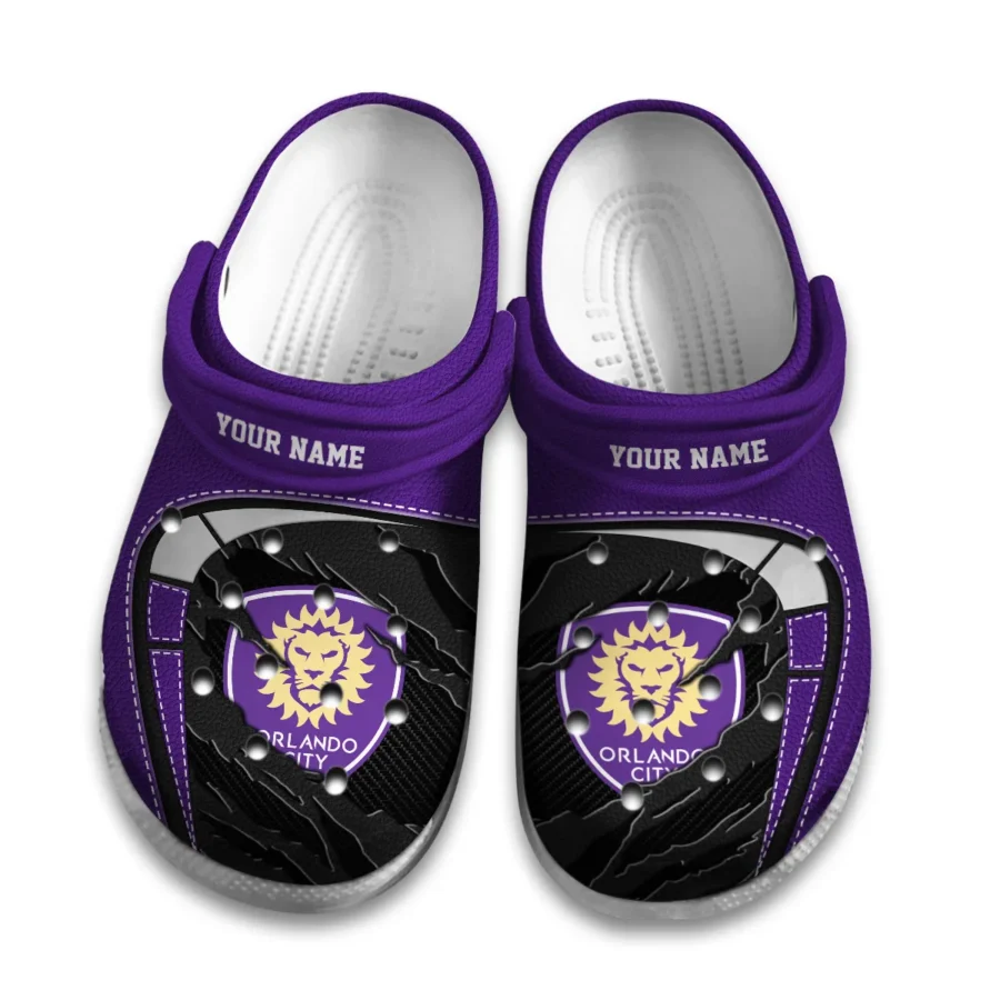 Special Release MLS Orlando City Classic Crocs All Over Print HOMLS141024CRO02ORL