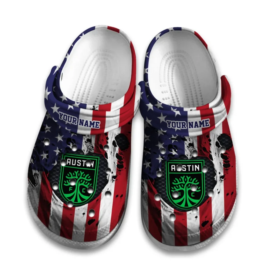 Special Release MLS Austin FC Classic Crocs All Over Print HOMLS151024CRO01ATX