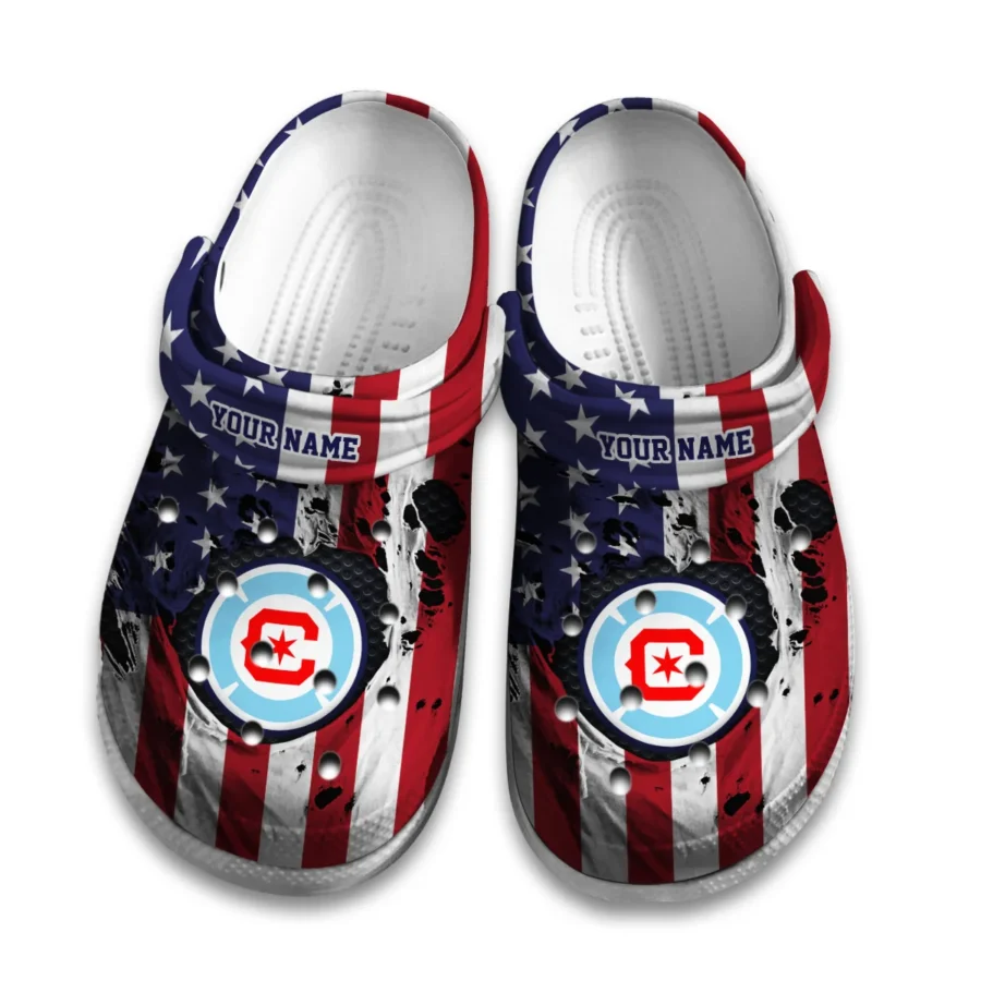 Special Release MLS Chicago Fire Classic Crocs All Over Print HOMLS151024CRO01CHI