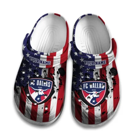 Special Release MLS FC Dallas Classic Crocs All Over Print HOMLS151024CRO01DAL