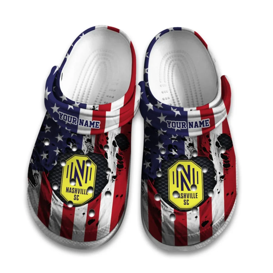 Special Release MLS Nashville SC Classic Crocs All Over Print HOMLS151024CRO01NSH