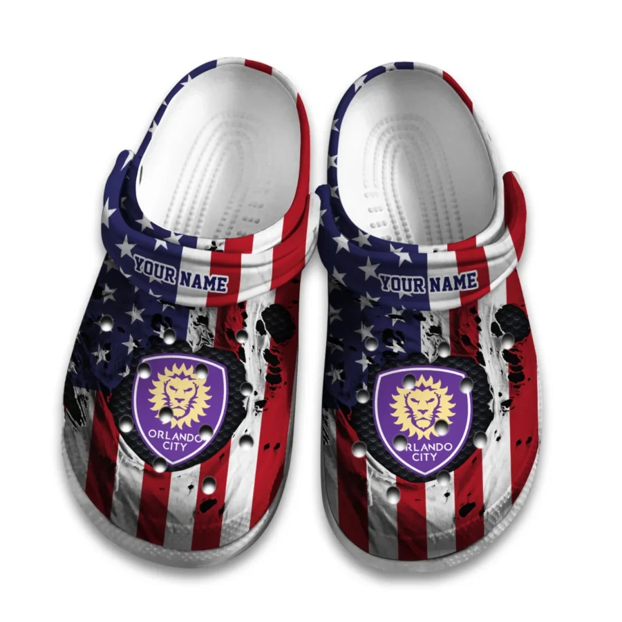 Special Release MLS Orlando City Classic Crocs All Over Print HOMLS151024CRO01ORL